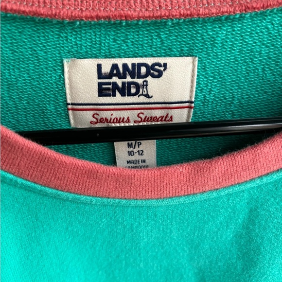 LANDS END Serious Sweats Sweatshirt Size M - Picture 5 of 5